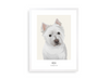 Load image into Gallery viewer, Huisdier portret beige met hond